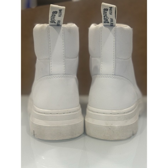 Doc Dr. Martens Combs W Women's Poly White Casual Combat Boots Size 7 AW004 - Picture 7 of 15